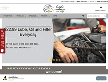 Tablet Screenshot of eaglechevroletbuick.com